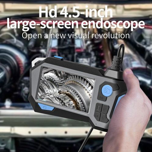 Endoscope industriel rotatif P120 à double lentille de 8 mm avec écran, diamètre du tuyau arrière de 16 mm, spécification : tube de 10 m SH52038-010